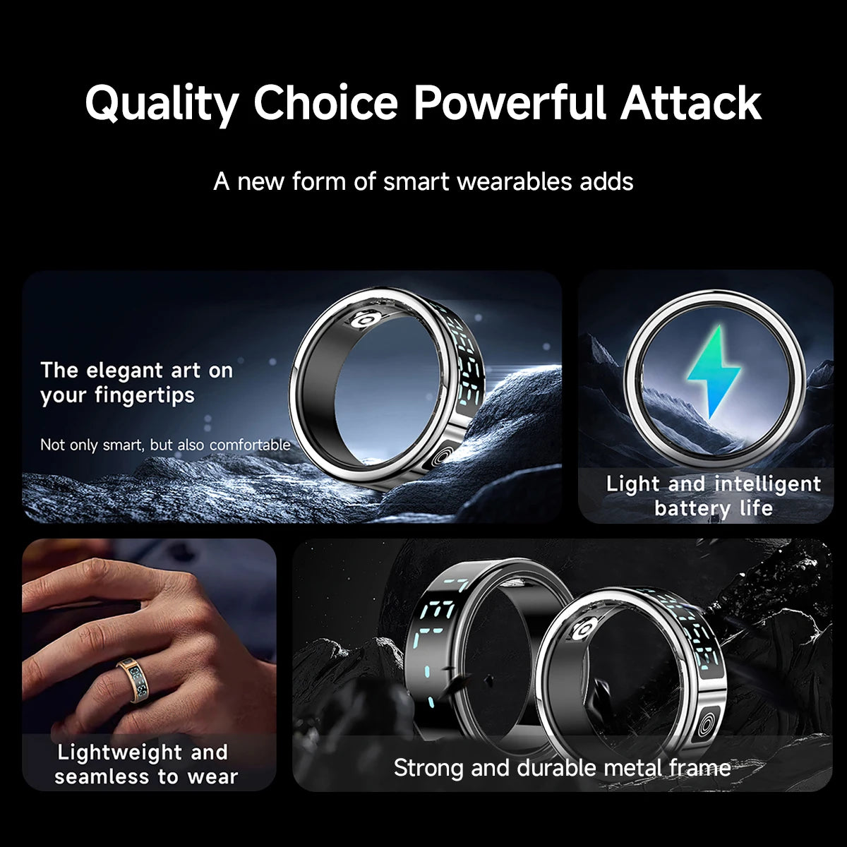Eurolyx Opus AI Health Tracker Ring